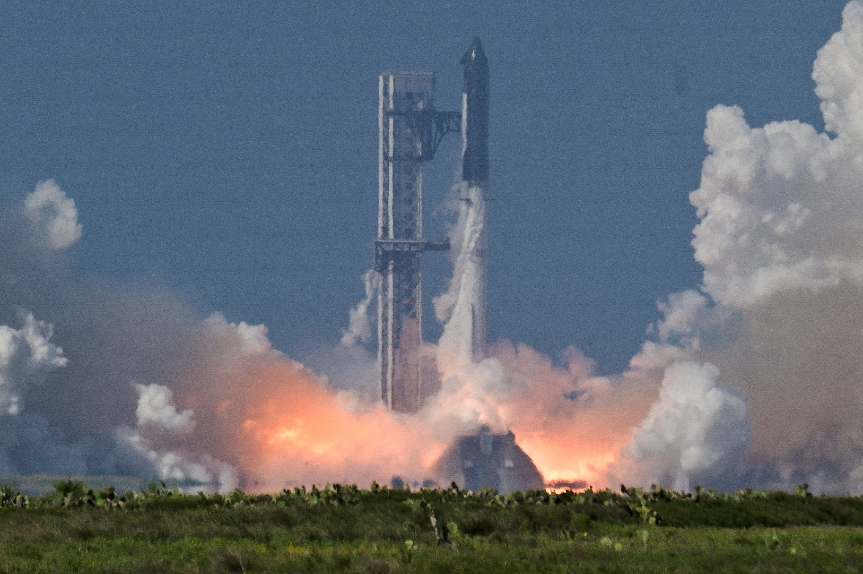 SpaceX test launch.