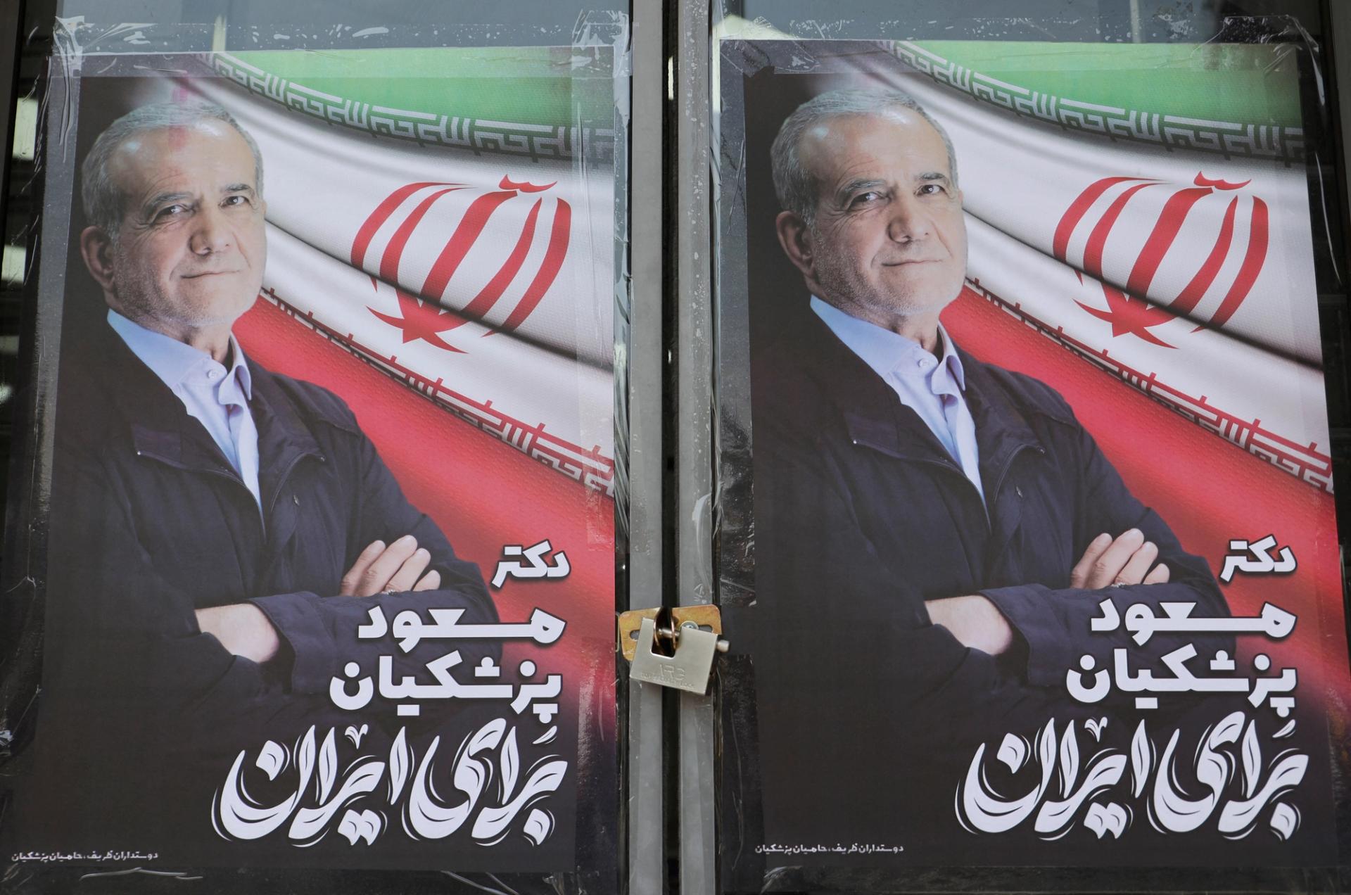 Masoud Pezeshkian poster