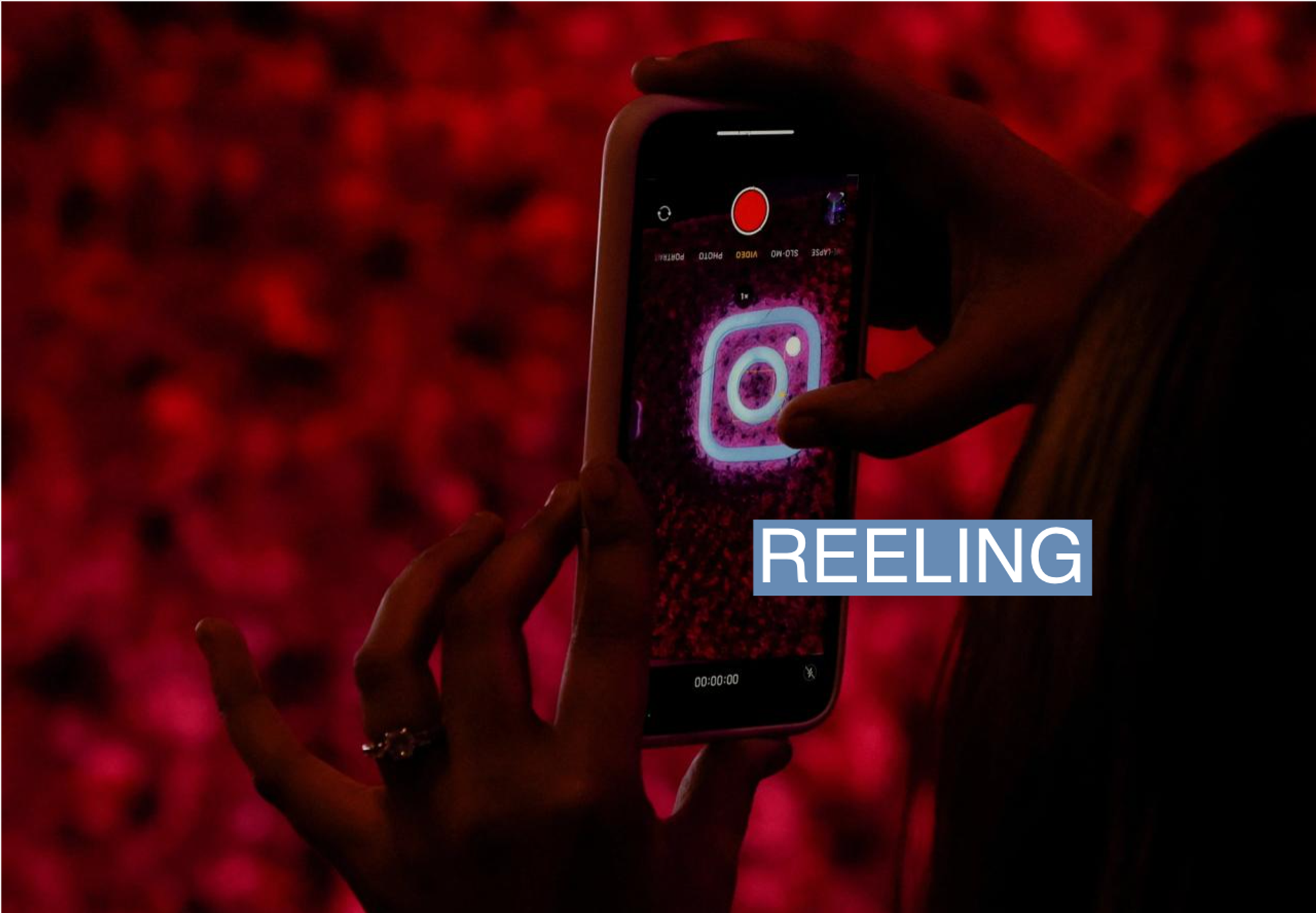 A logo of mobile application Instagram is seen on a mobile phone, during a conference in Mumbai, India, September 20, 2023.