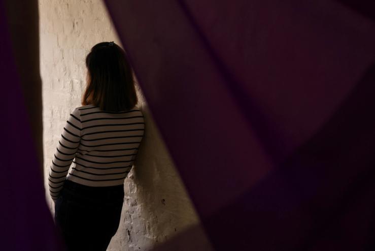 A suspected victim of modern slavery in the UK.