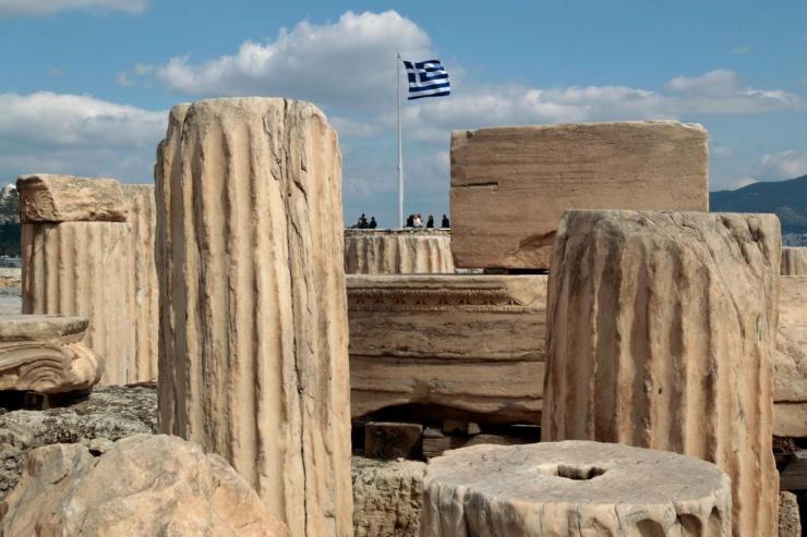 An archaeological site in Greece.