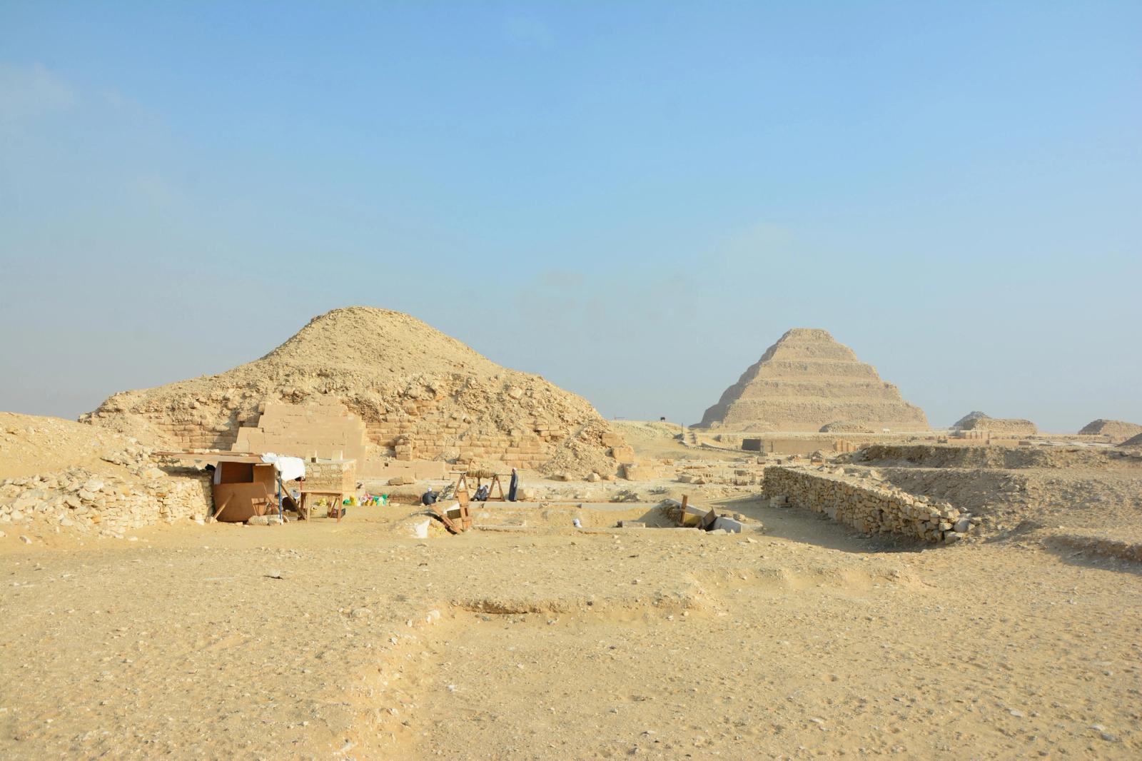 The Saqqara Saite Tombs Project excavation area, in Cairo, Egypt on October 2, 2022. 