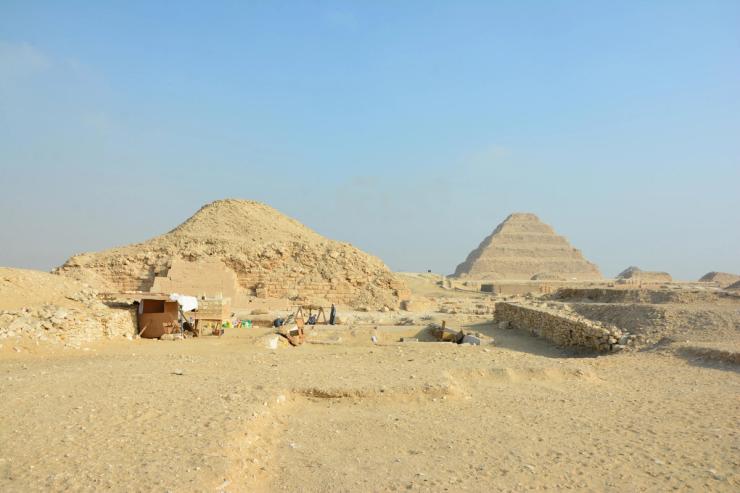 The Saqqara Saite Tombs Project excavation area, in Cairo, Egypt on October 2, 2022.