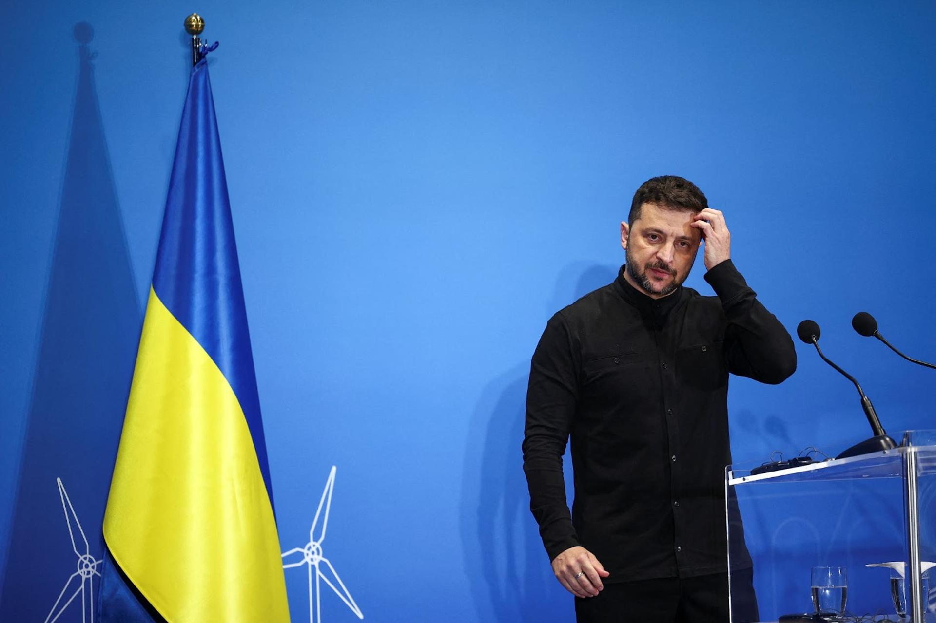 Ukrainian President Volodymyr Zelenskyy. 