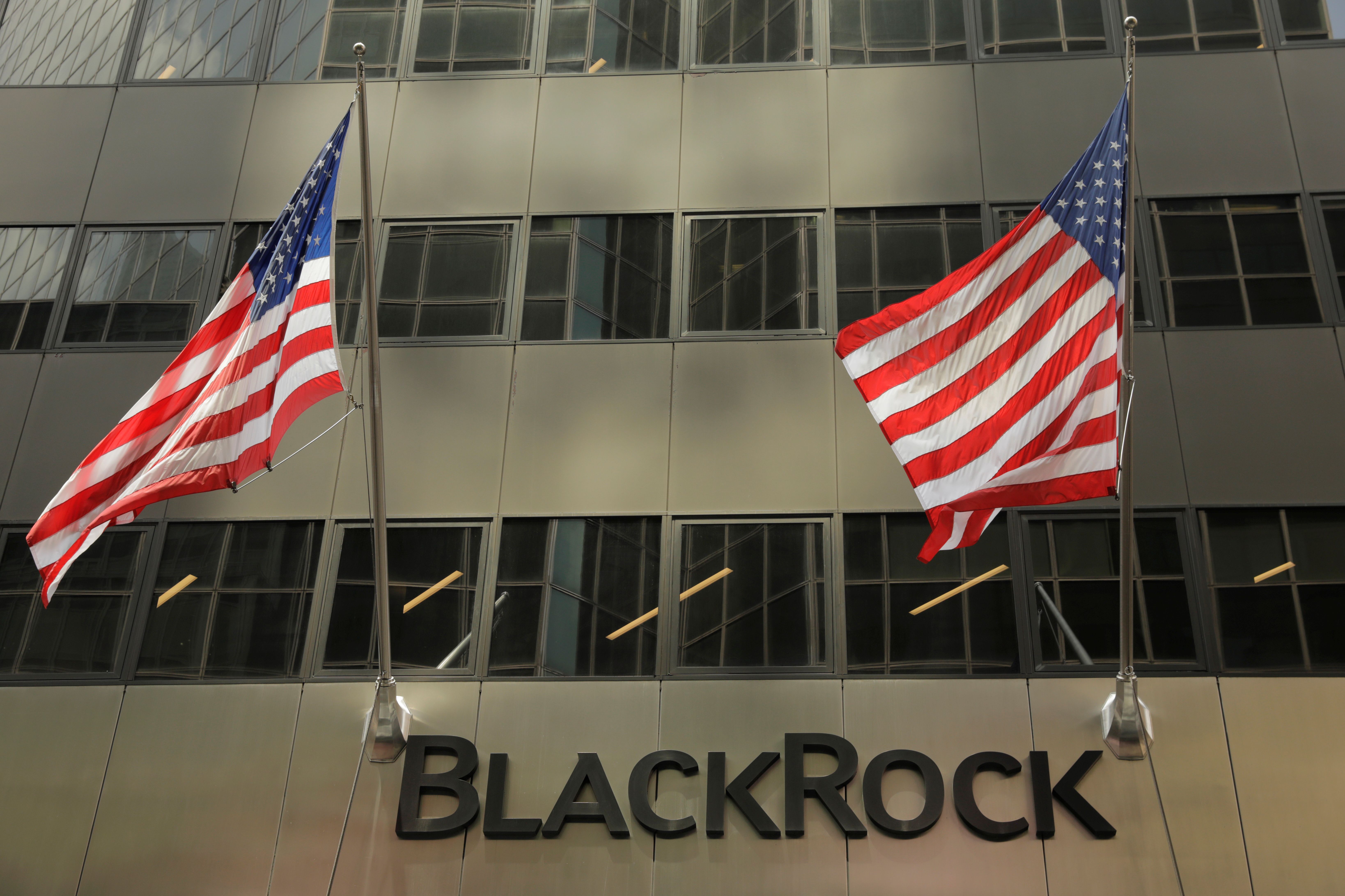The BlackRock building in New York.
