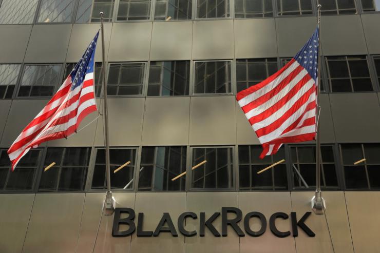 The BlackRock building in New York.