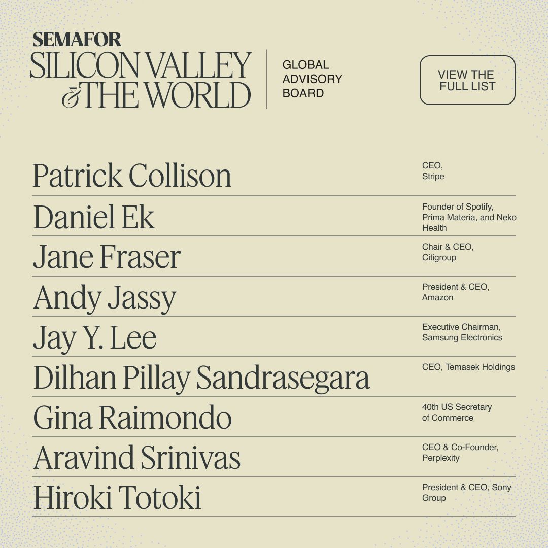 Semafor Silicon Valley and the World
