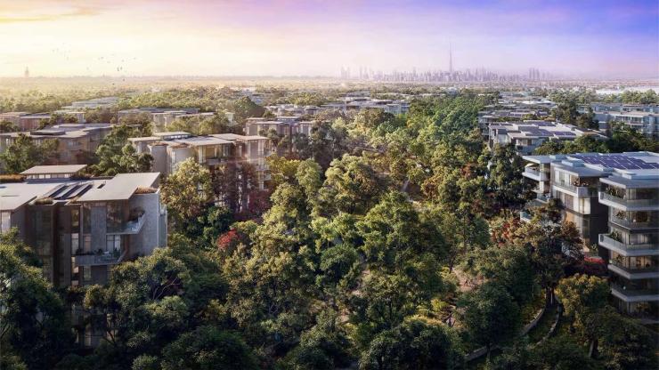 A rendering of MAF’s Ghaf Woods Mall.
