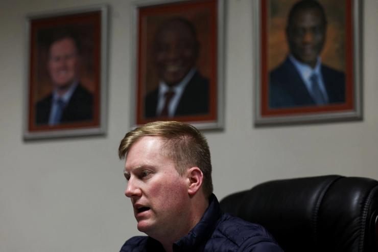 Dean Macpherson, South Africa’s Minister of Public Works and Infrastructure.