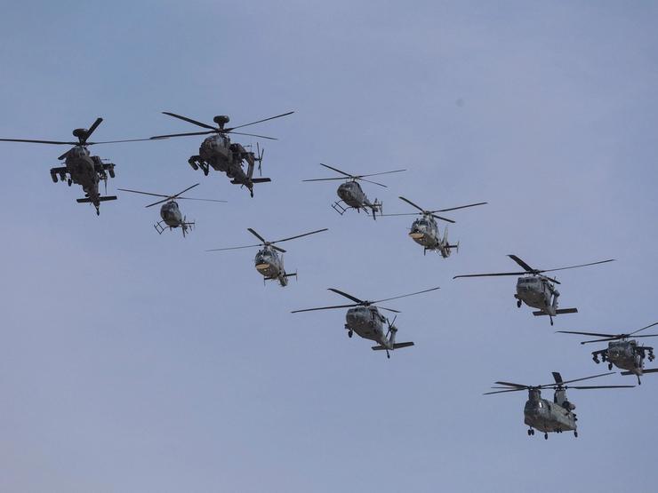 UAE Armed Forces helicopters.