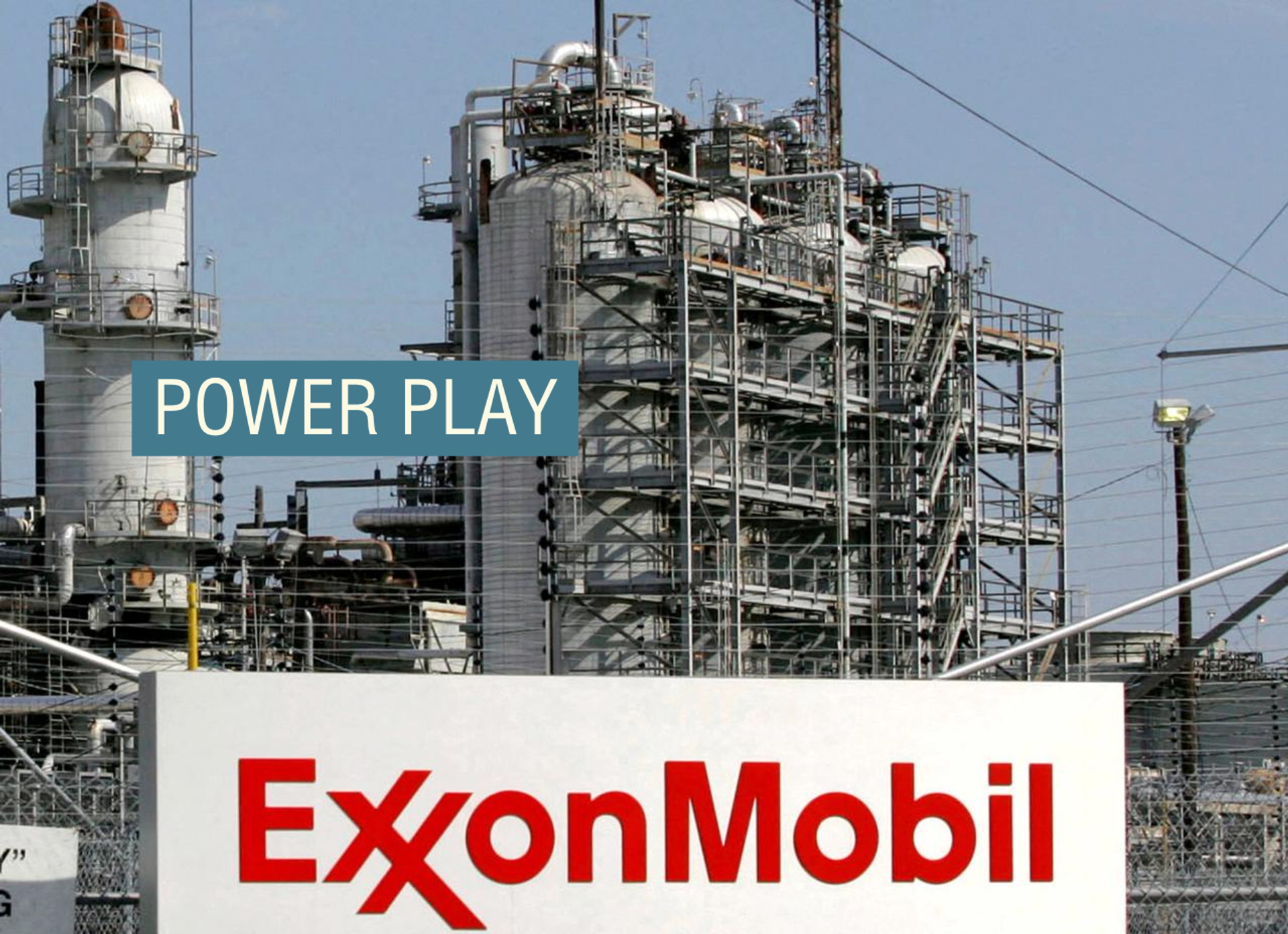 A view of the Exxon Mobil refinery in Baytown, Texas