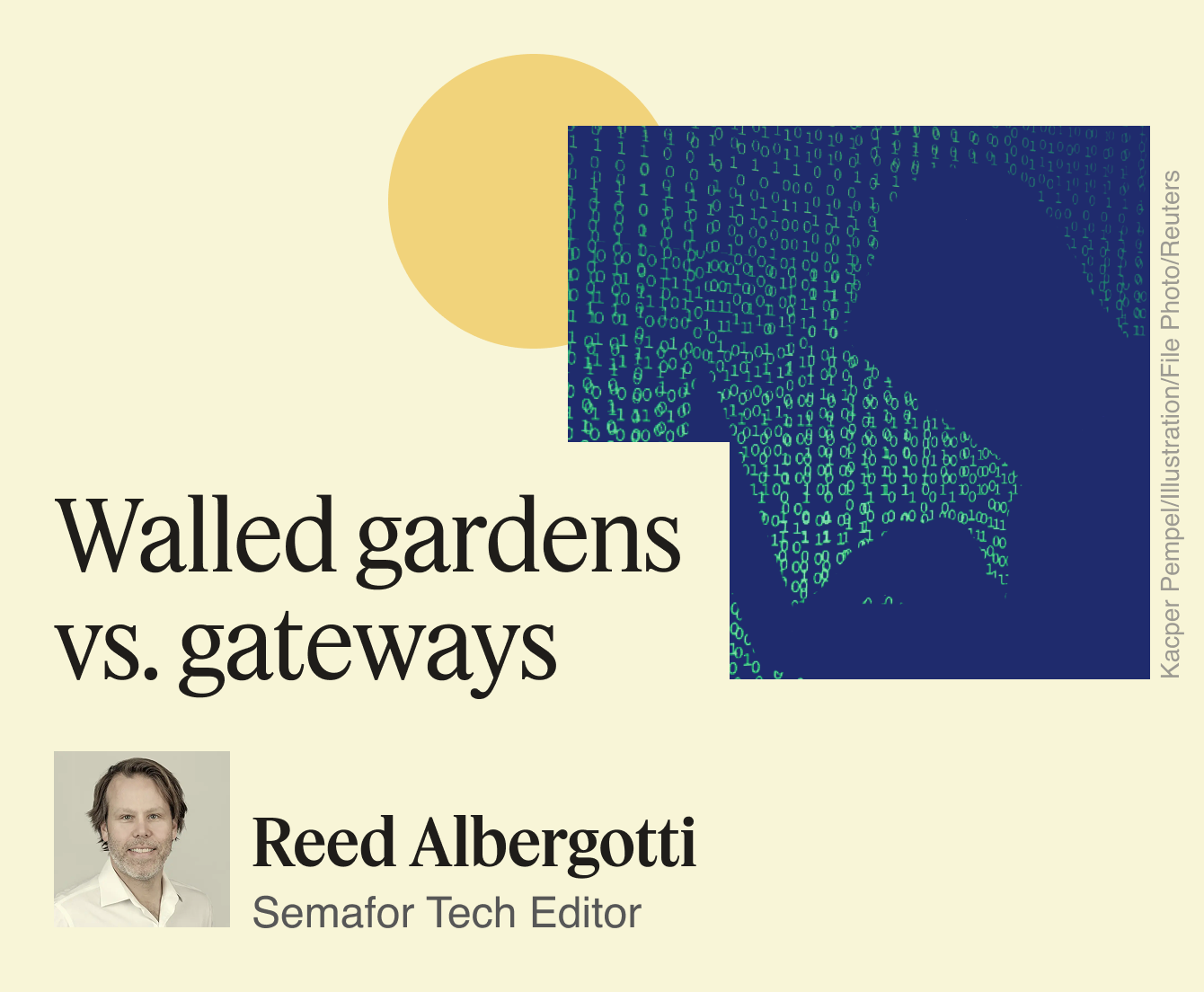 Walled gardens vs. gateways.