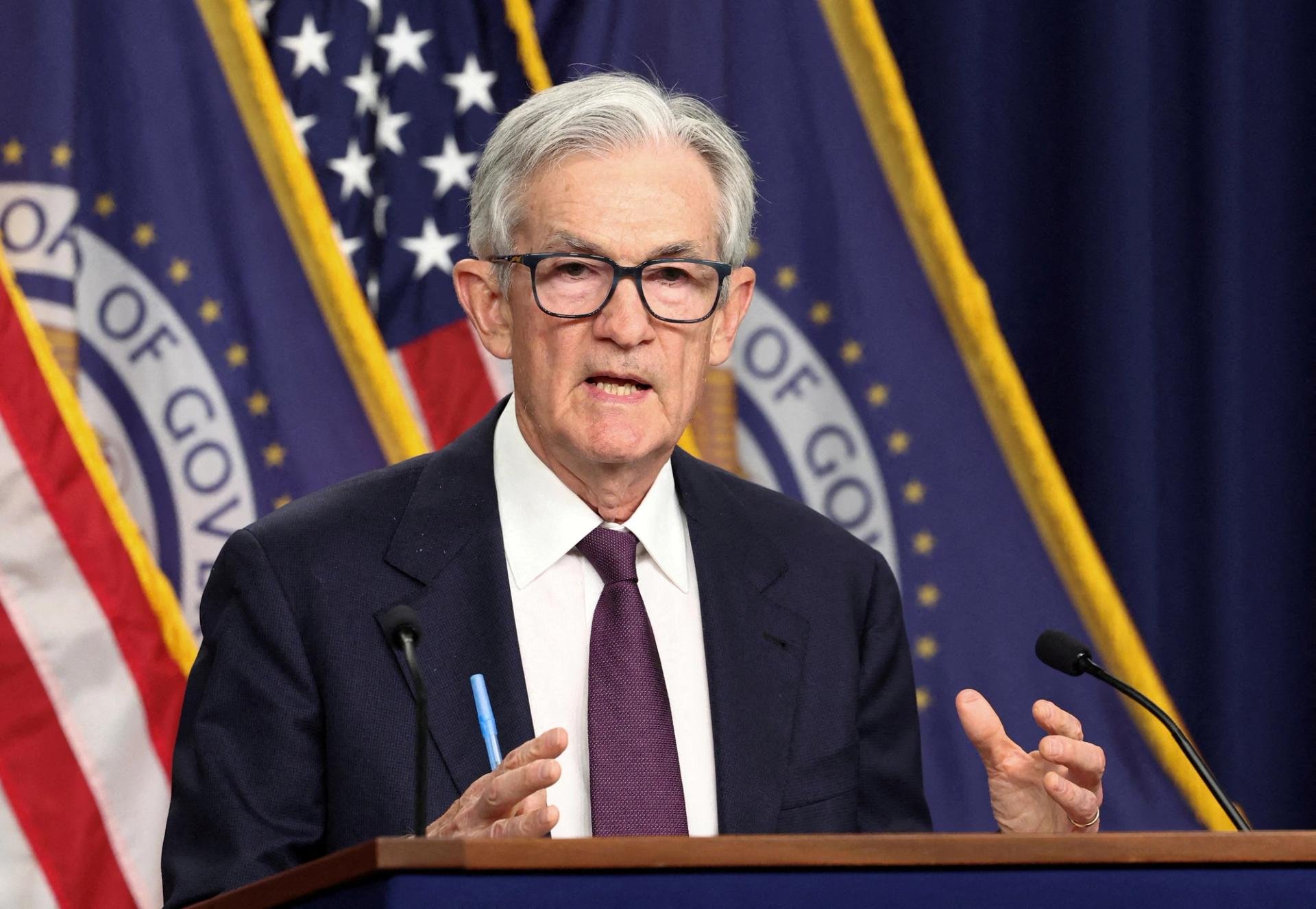 US Federal Reserve Chair Jerome Powell.