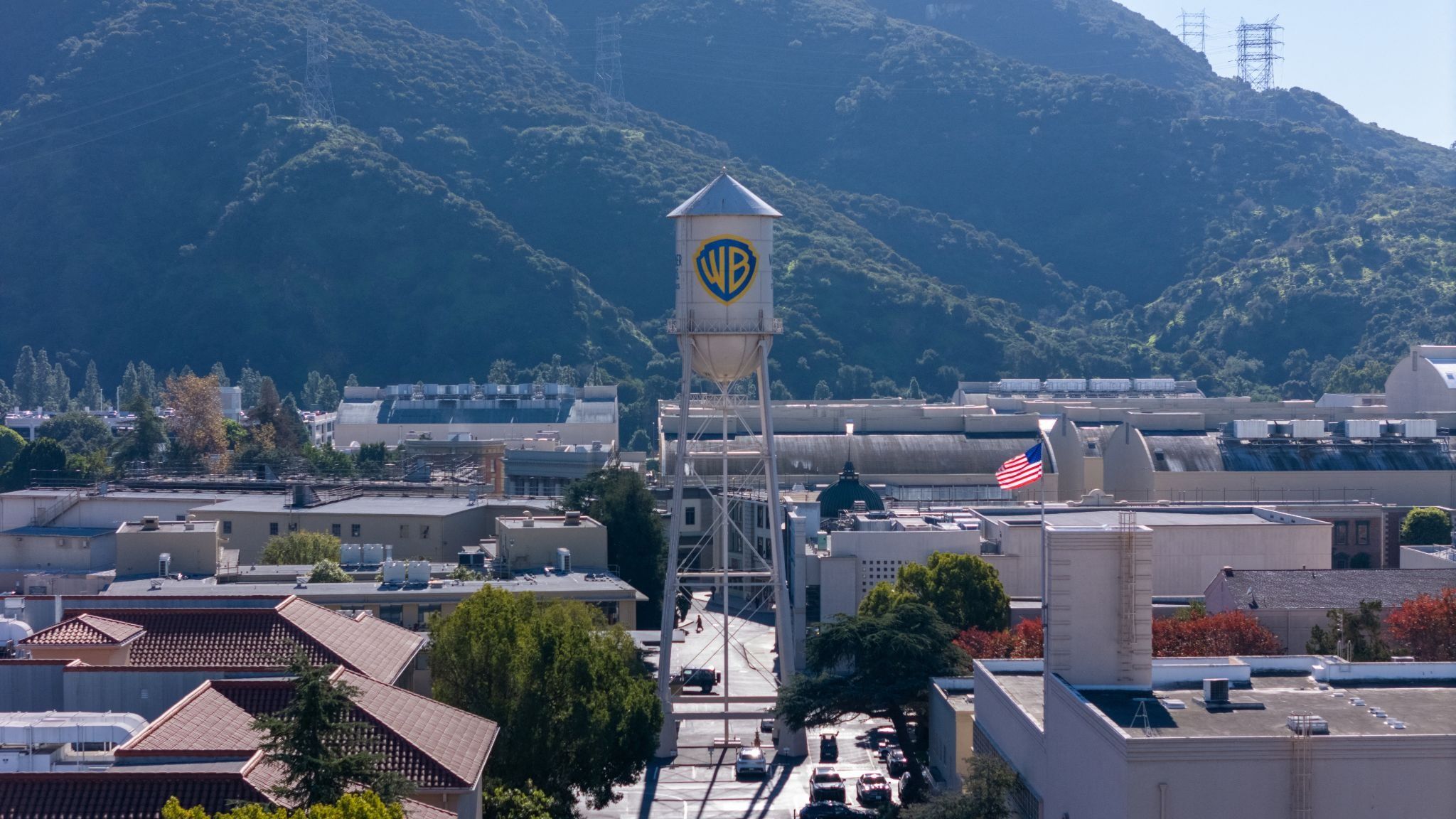 The Warner Bros. studio lot in Burbank, California. 