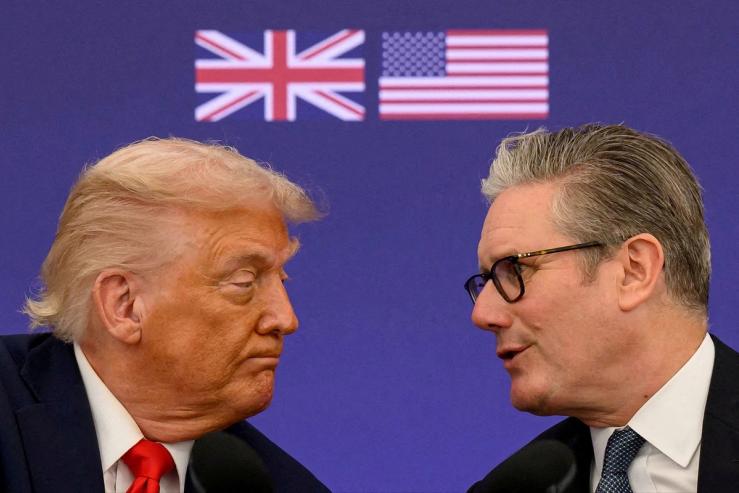 Trump and Starmer.
