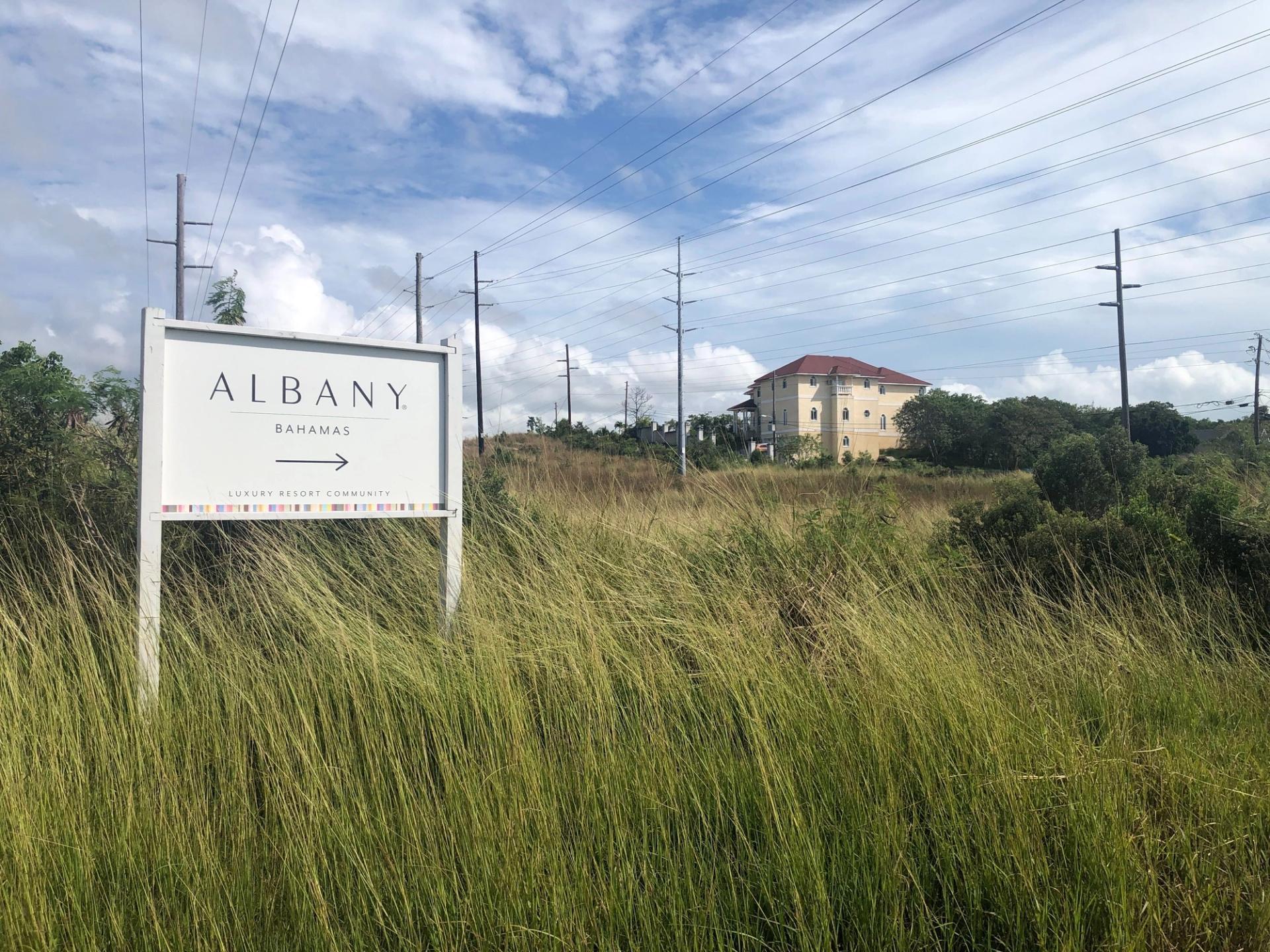 A sign for lost travelers looking for their resort