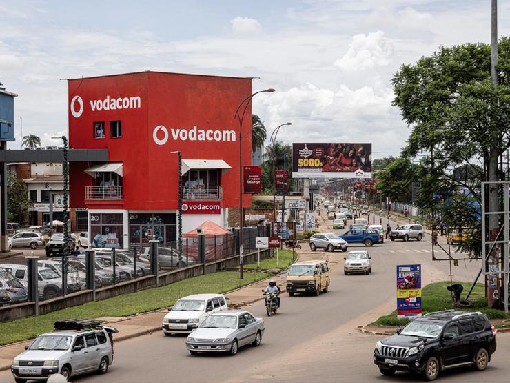 Vodacom building in Lubumbashi, DR Congo.