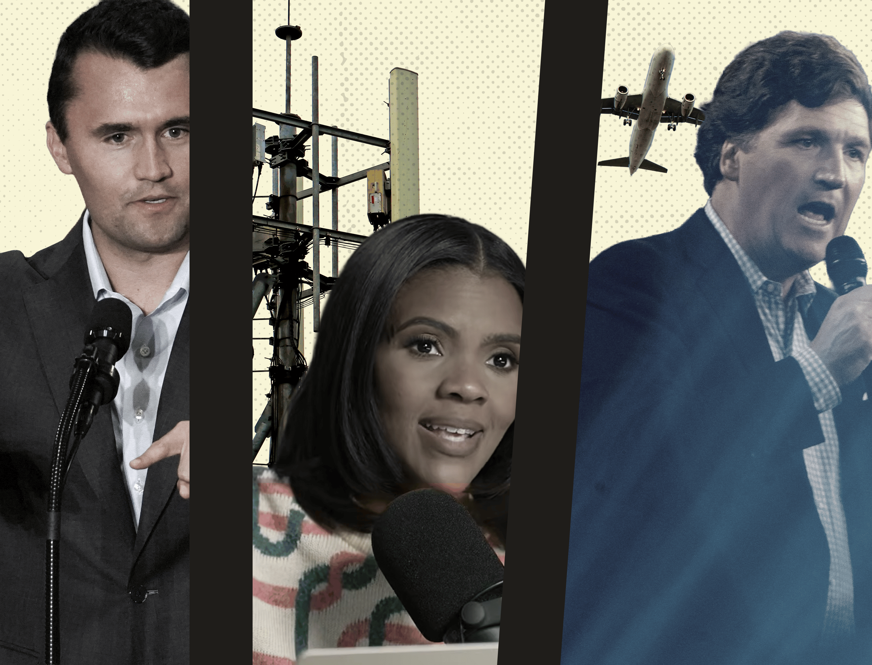 Charlie Kirk, Candace Owens, and Tucker Carlson