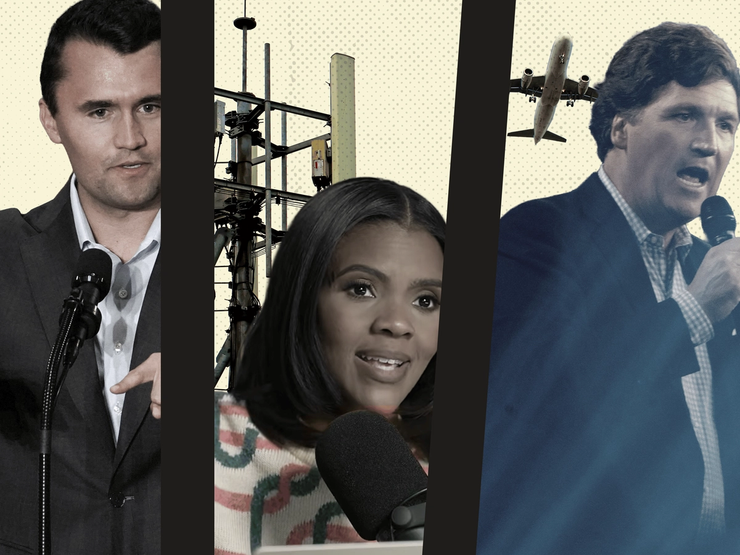 Charlie Kirk, Candace Owens, and Tucker Carlson