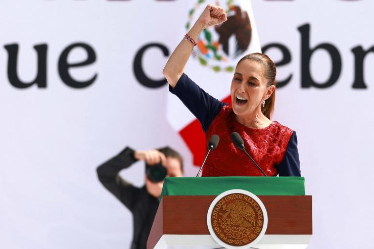 Mexico’s President Claudia Sheinbaum.