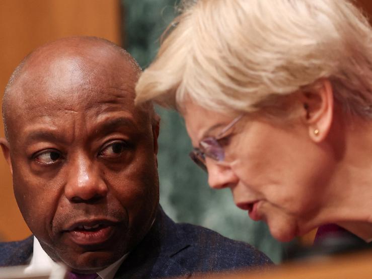 Tim Scott and Elizabeth Warren