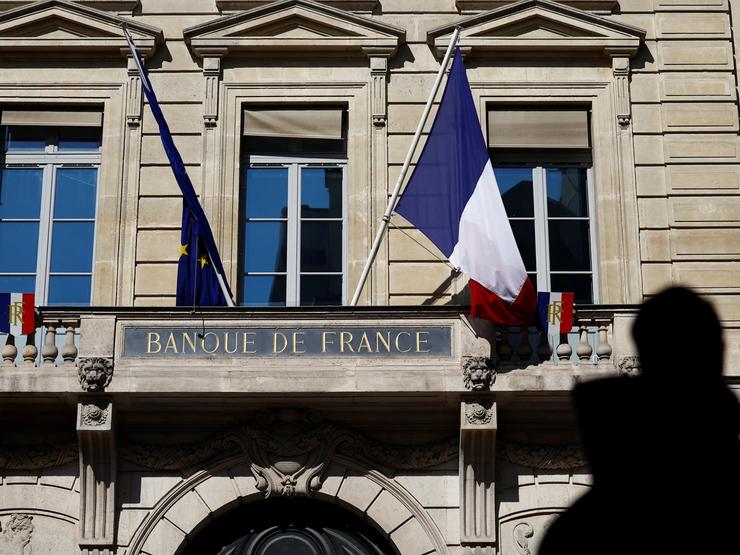 The Banque de France building in Paris.
