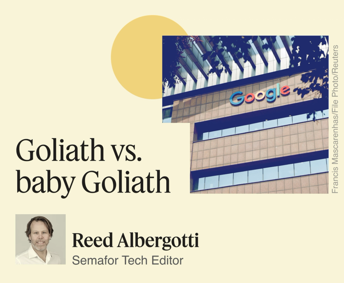Goliath vs Baby Goliath.