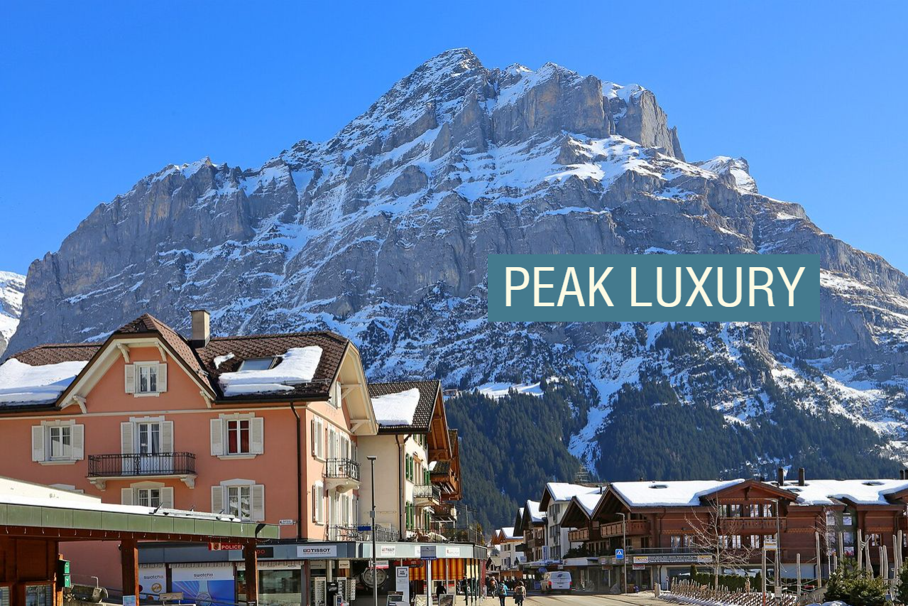 瑞士阿尔卑斯山脚下的酒店。