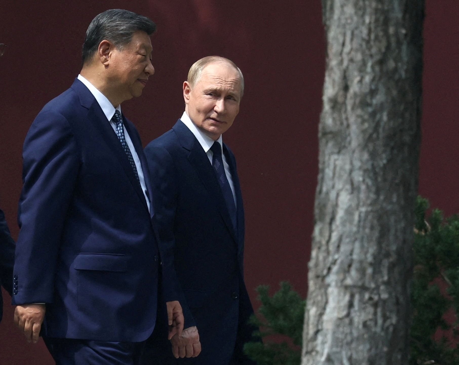Xi and Putin at a previous meeting. 