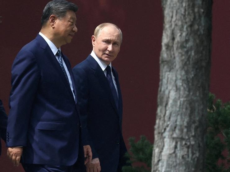 Xi and Putin at a previous meeting.
