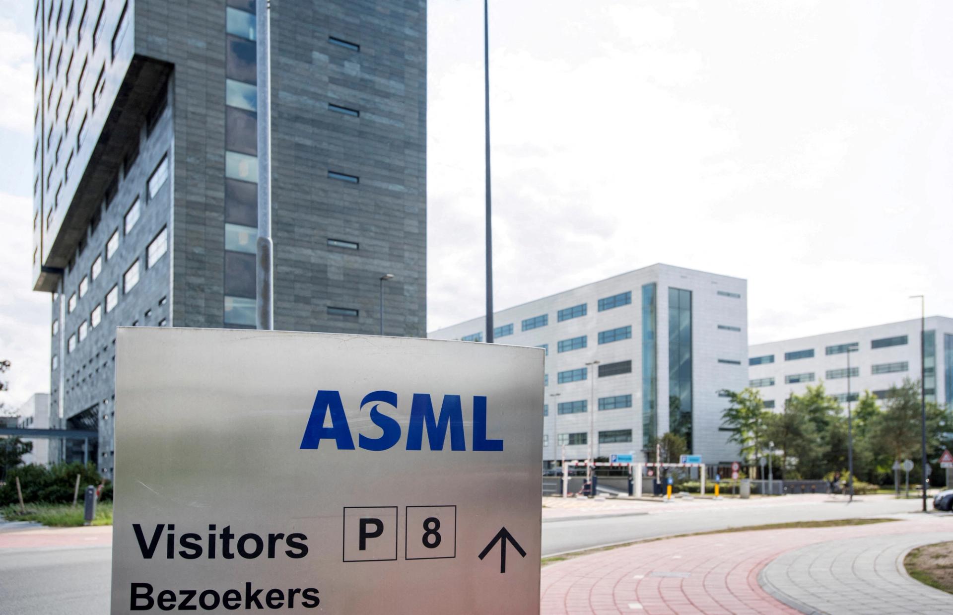 ASML headquarters is seen in Veldhoven, Netherlands