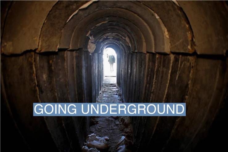 A general view shows the interiors of what the Israeli military say is a cross-border attack tunnel dug from Gaza to Israel, on the Israeli side of the Gaza Strip border near Kissufim January 18, 2018.