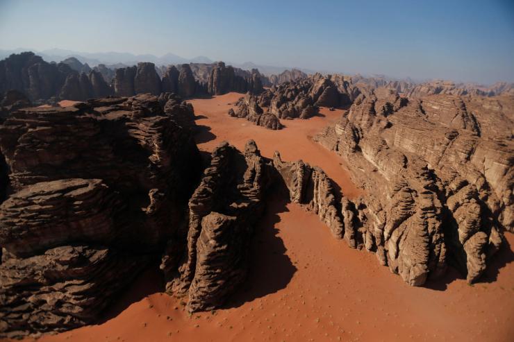 General view of NEOM in northwestern Saudi Arabia.