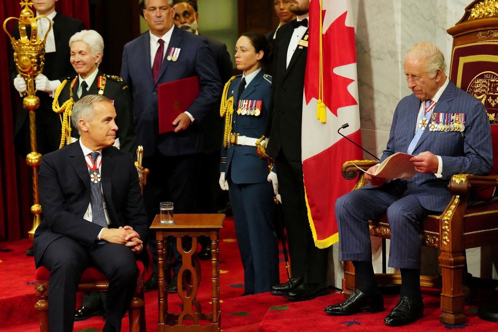 Canada’s Prime Minister Mark Carney and King Charles III
