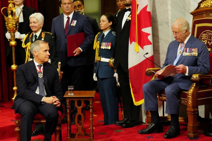 Canada’s Prime Minister Mark Carney and King Charles III