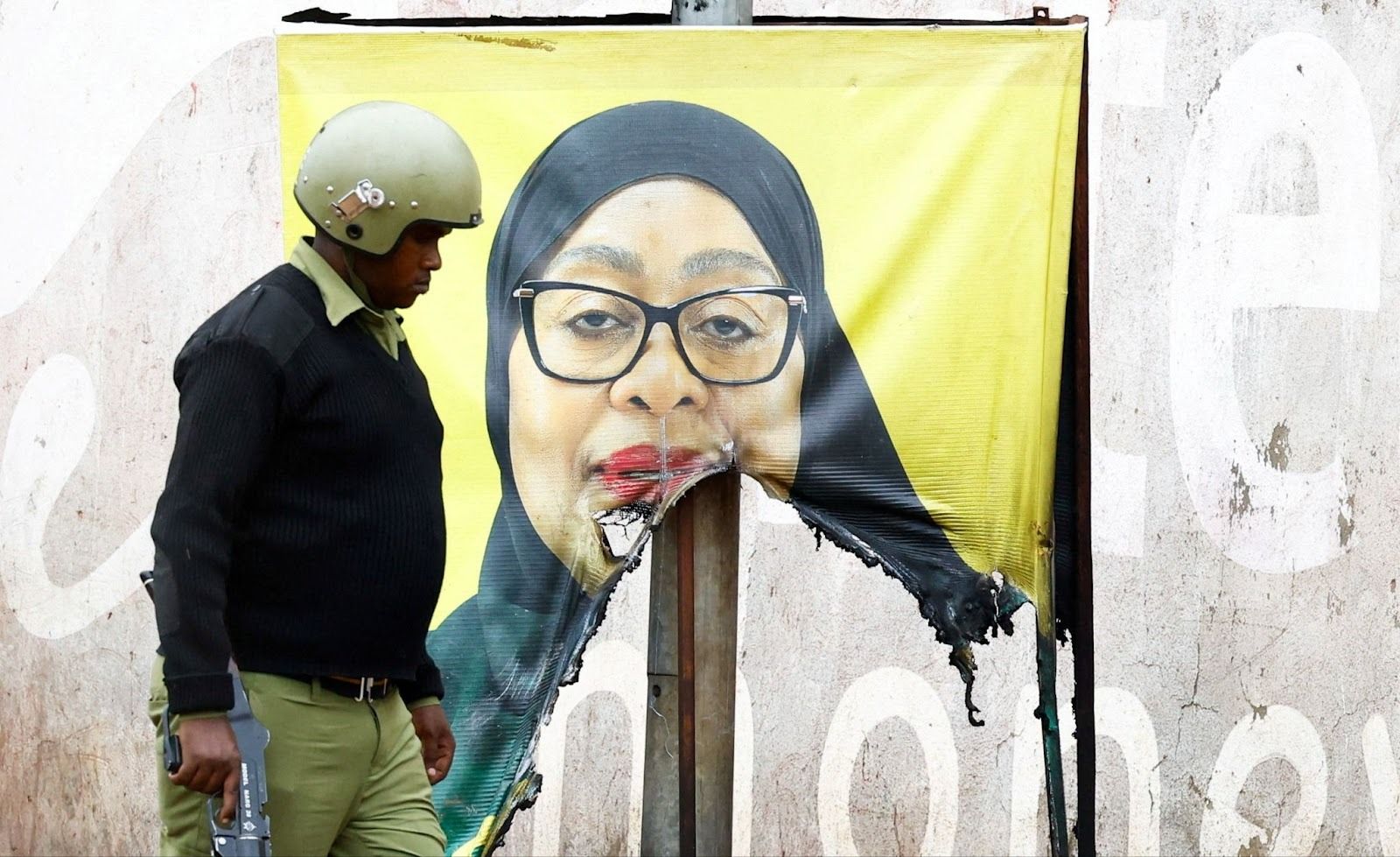 Tanzania's President Samia in lead amid poll protests, internet shutdown
