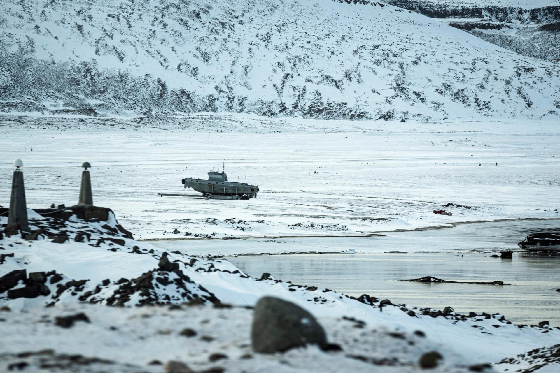 A view of Pituffik Space Base (formerly Thule Air Base) in Greenland in 2023.