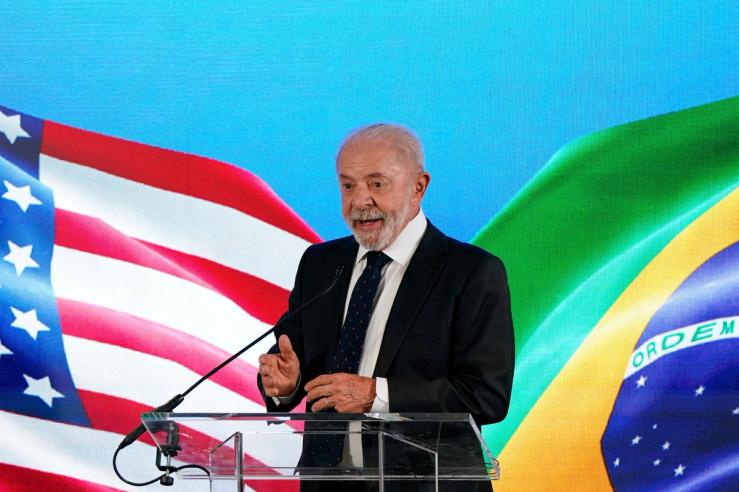 Brazilian President Luiz Inacio Lula da Silva.