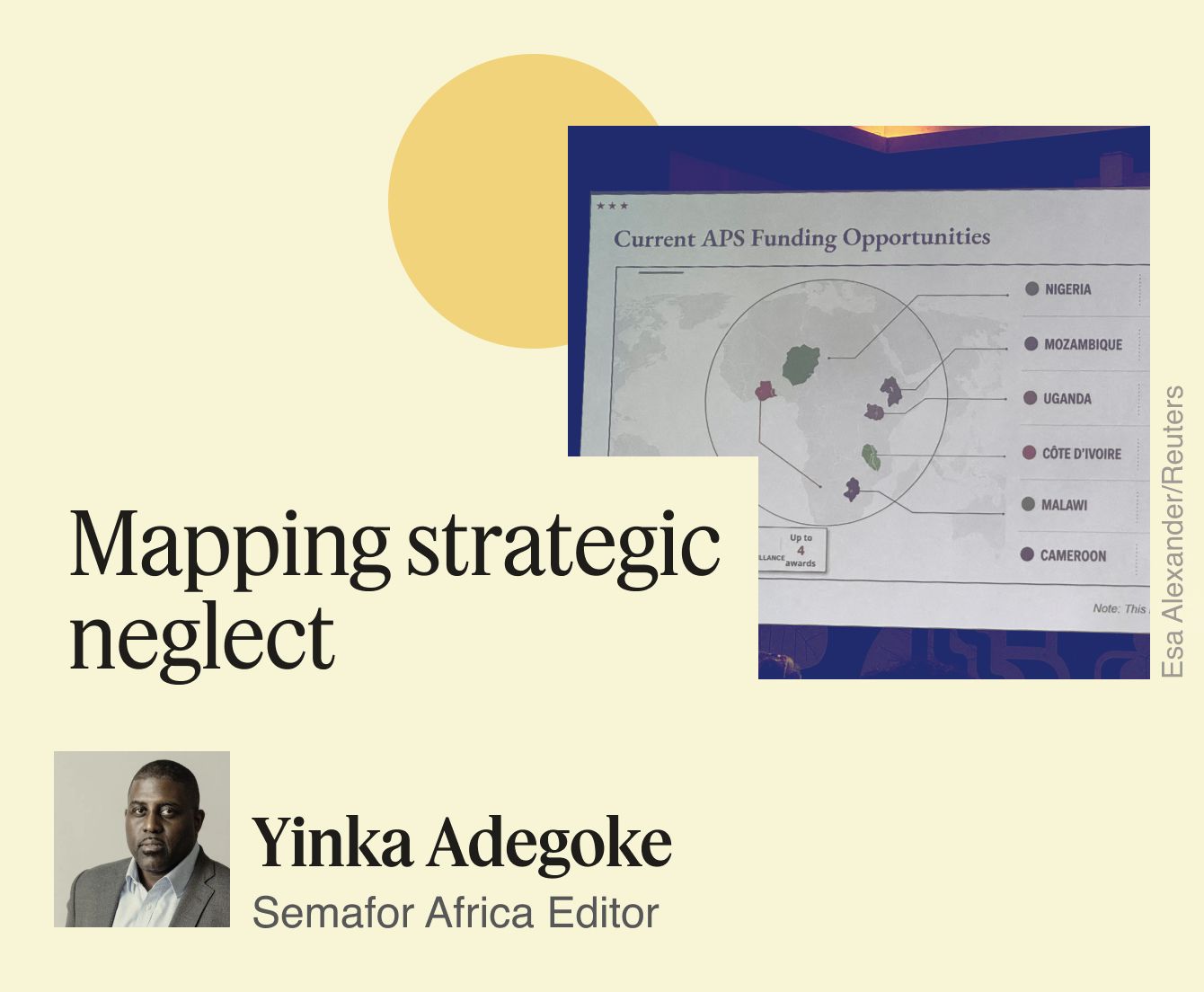 Mapping strategic neglect, Yinka Adegoke.