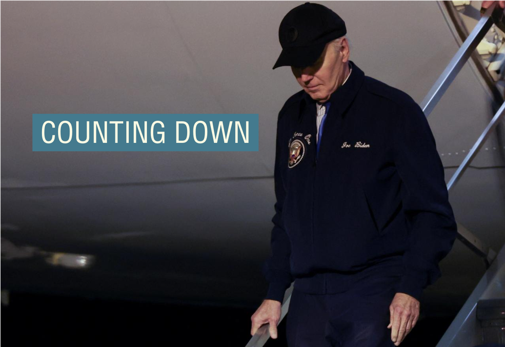 U.S. President Joe Biden deboards Air Force One, at Dover Air Force Base in Dover, Delaware, U.S., July 17, 2024. 