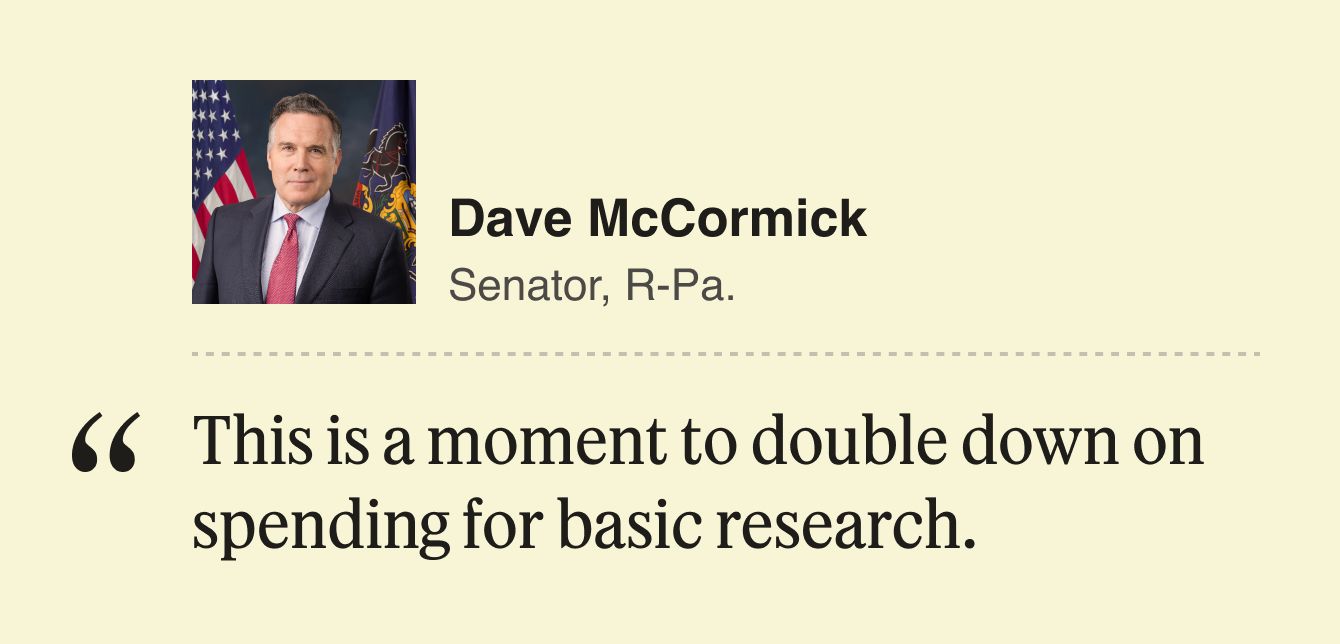 Dave McCormick quote.
