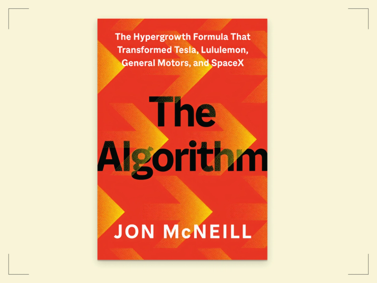 The cover of Jon McNeill’s book, The Algorithm.