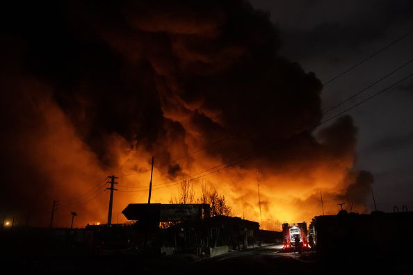 Iran oil depot fire