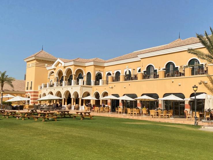 A golf course villa community in Dubai.