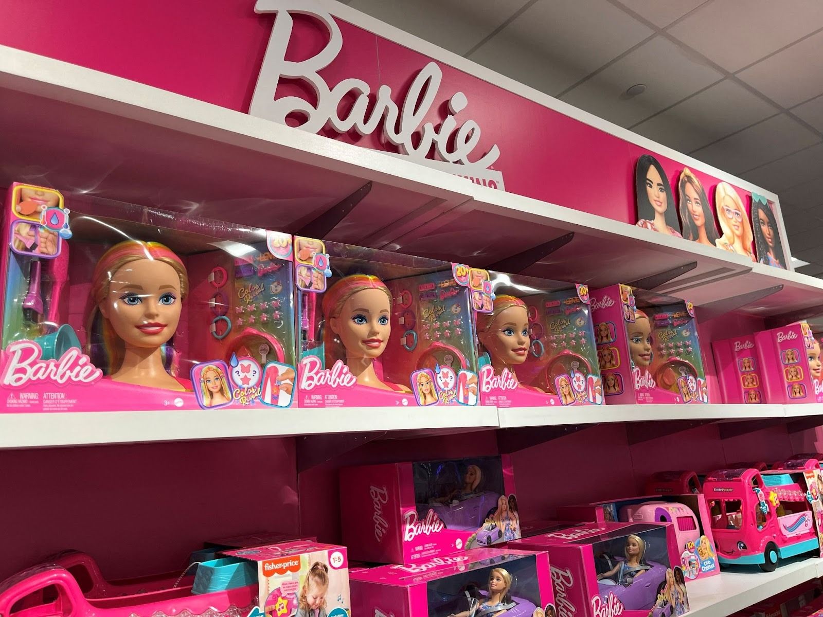 A shop selling Barbies. 