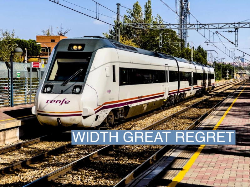 A Spanish Renfe train.