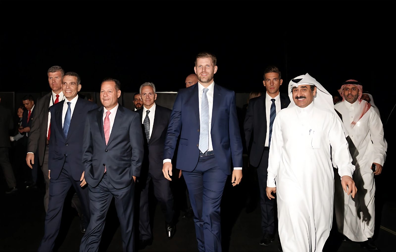 Trump Organization executive vice president Eric Trump with Dar Global CEO Ziad El Chaar.