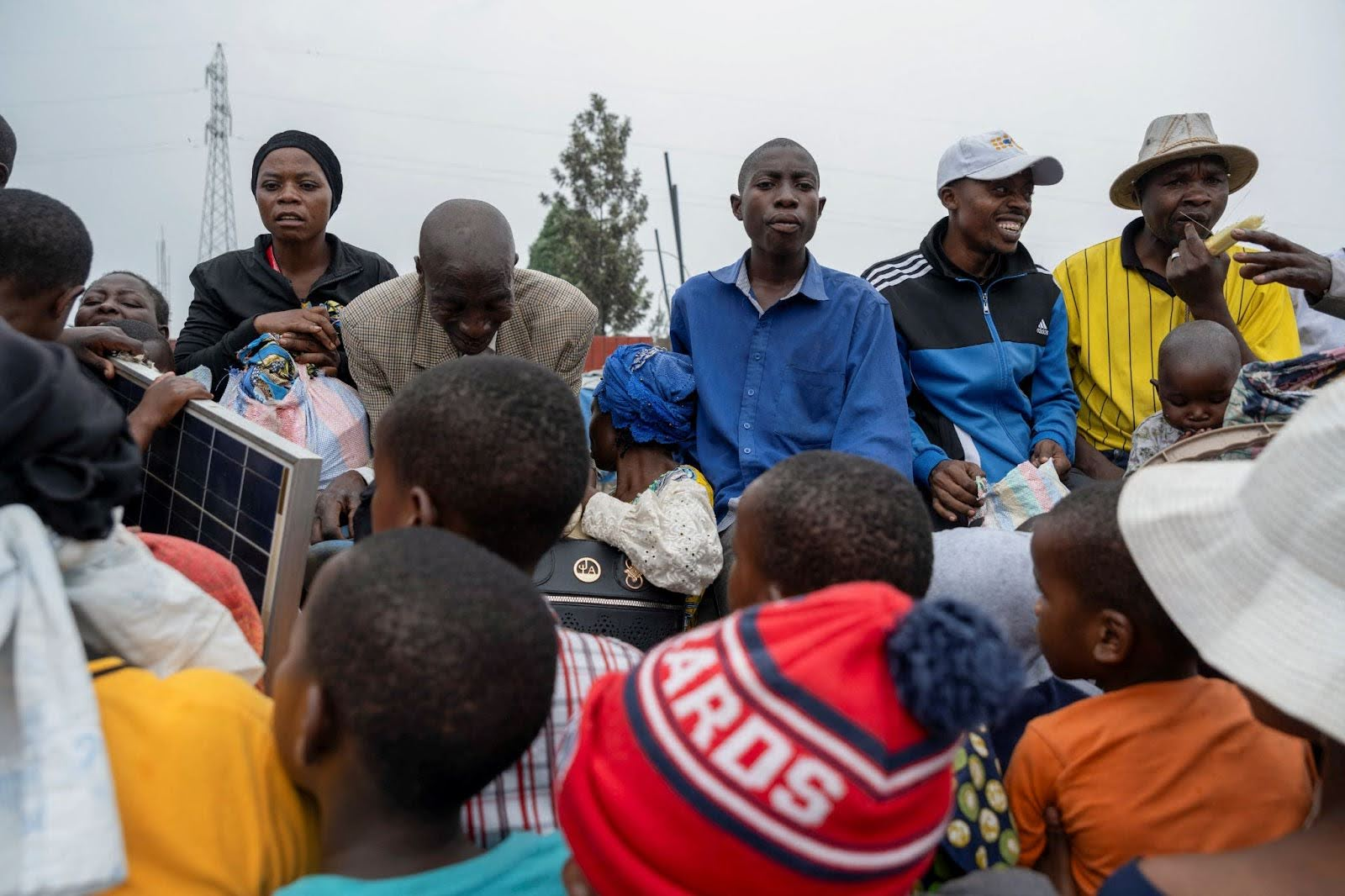 People returning to Goma. 