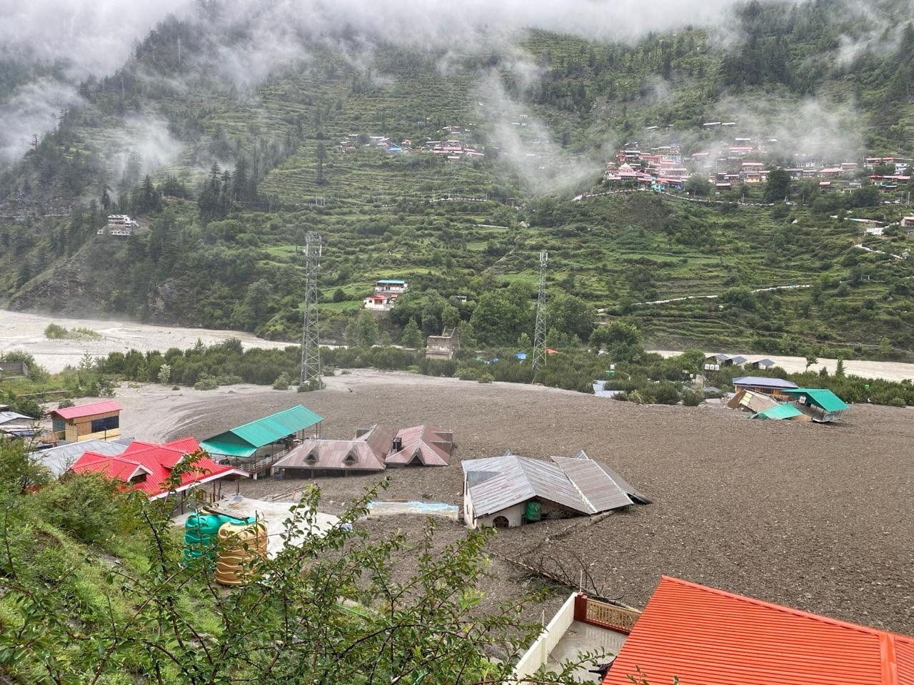 Mudslide in Dharali.