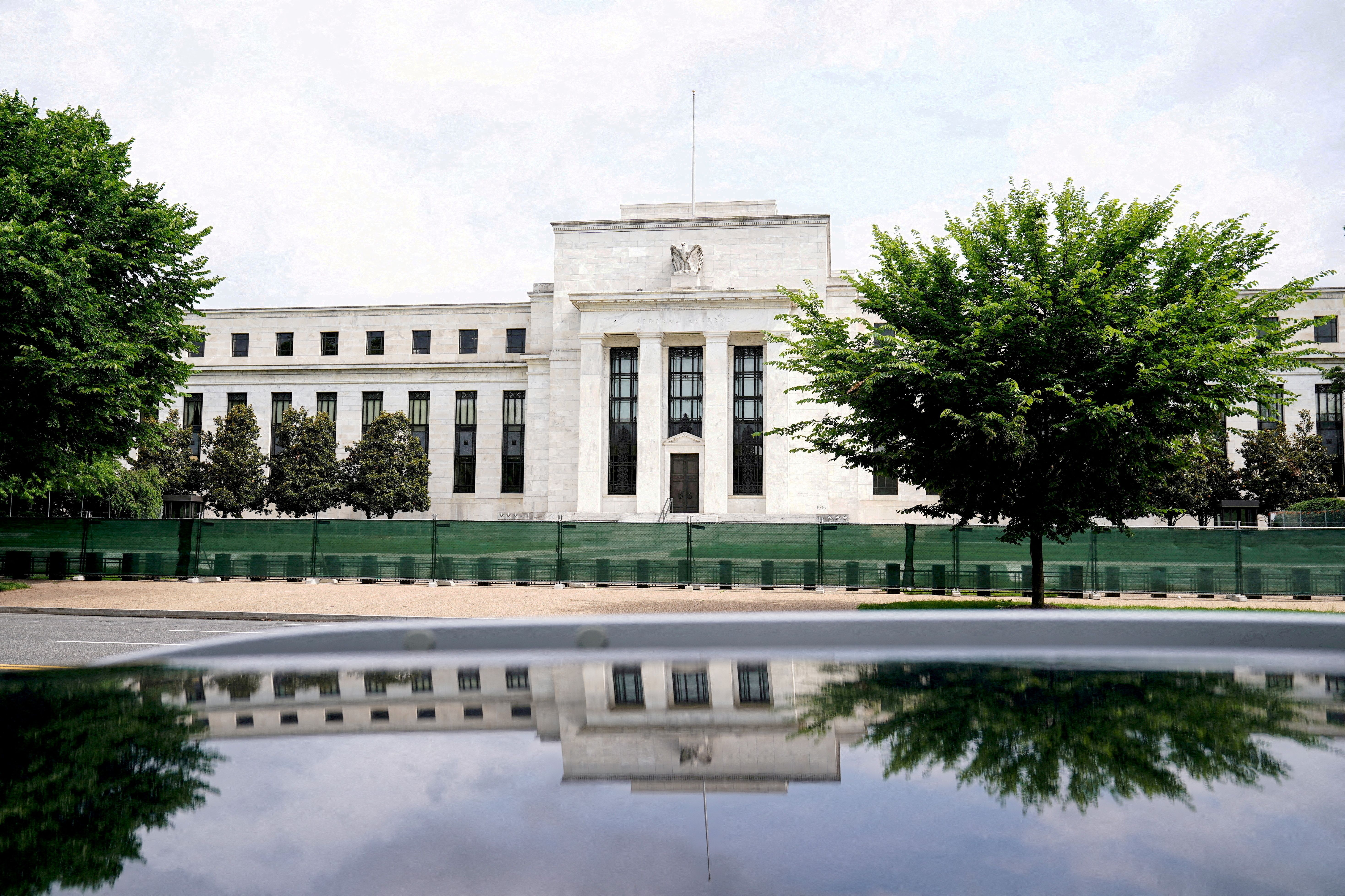 The US Federal Reserve building.